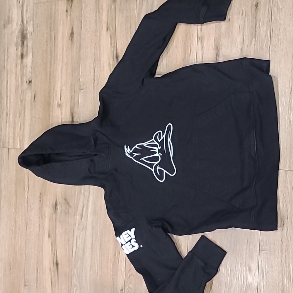 H&M looney Tunes Hoodie Unisex, Donald Duck,medium. Black - Picture 2 of 8